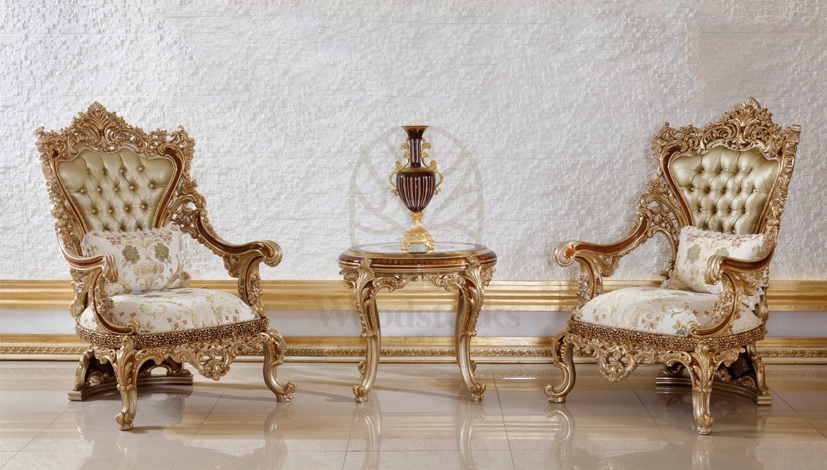Royal Lord Hand Carved Teak Sofa Set, Saharanpur, view 2
