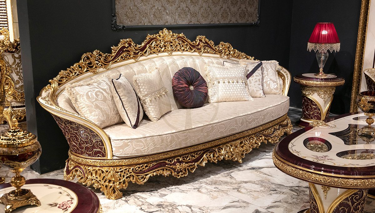 Royal Kopenhag Hand Carved Teak Sofa Set, Saharanpur, view 2