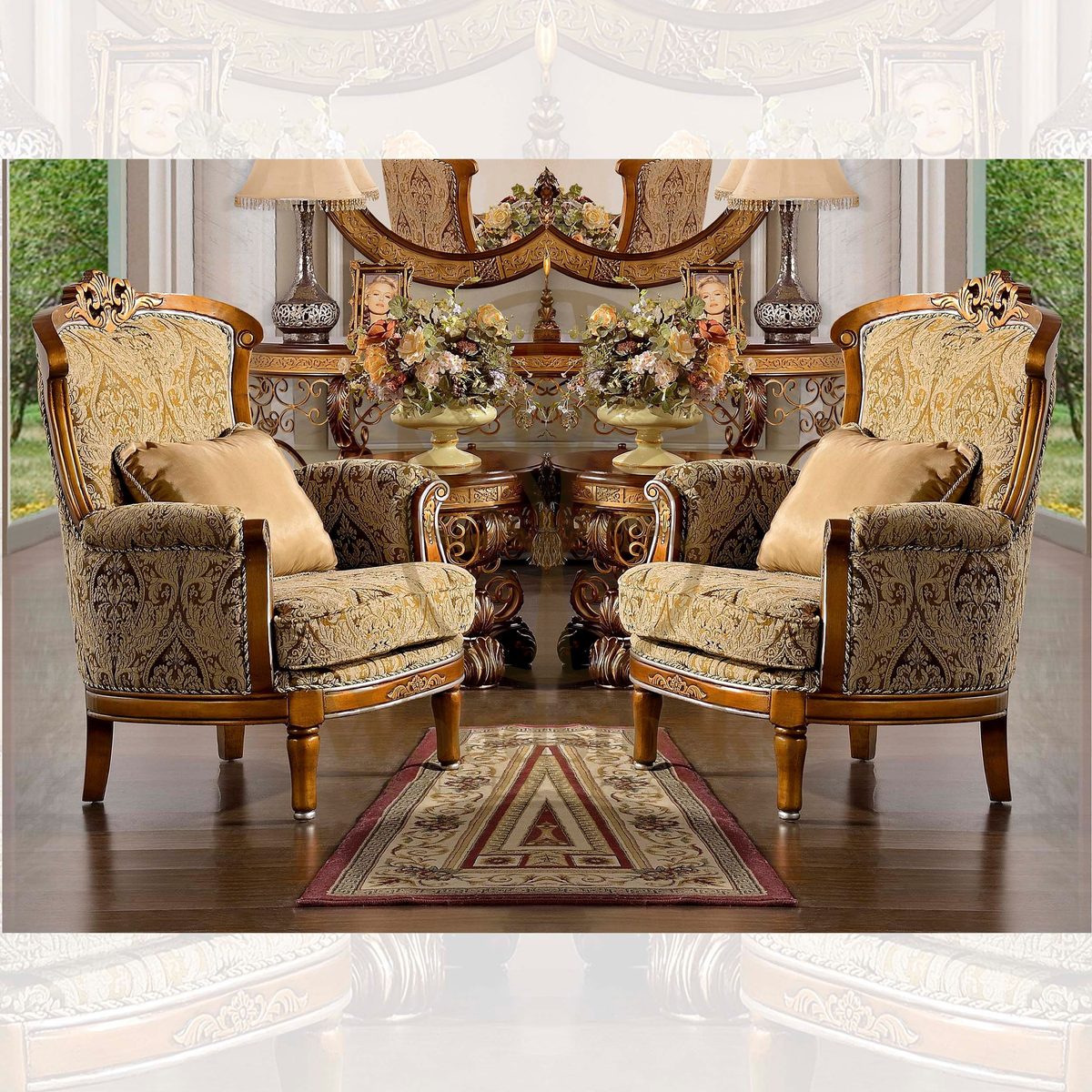 Teak Royal Living Room Chair VI, alternate view