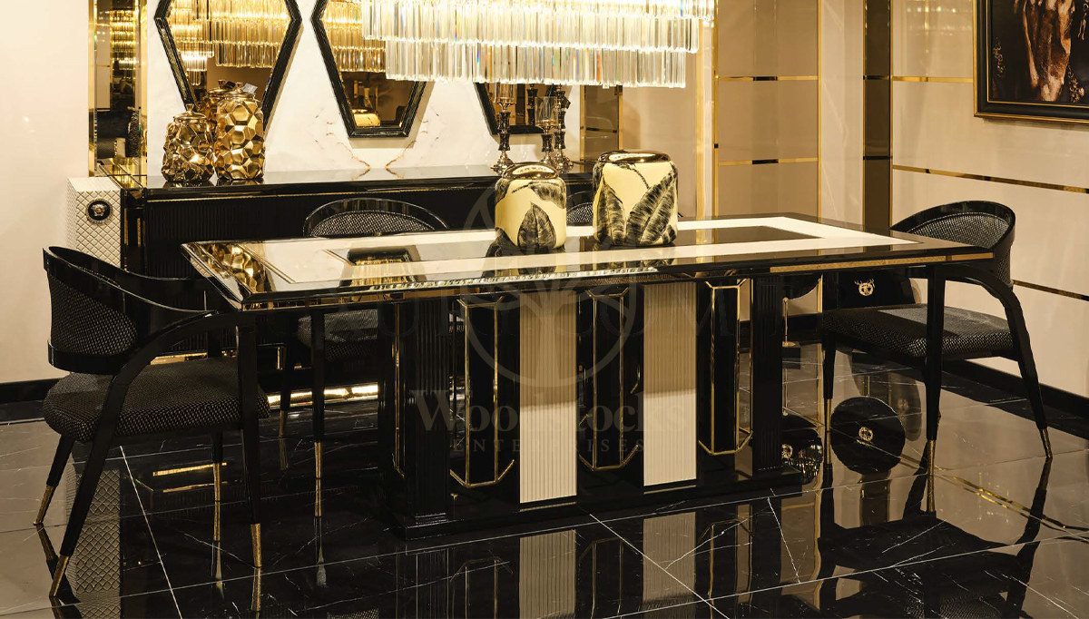 Luxury Matris Handcrafted Teak Dining Table Set, Saharanpur, Dining Table