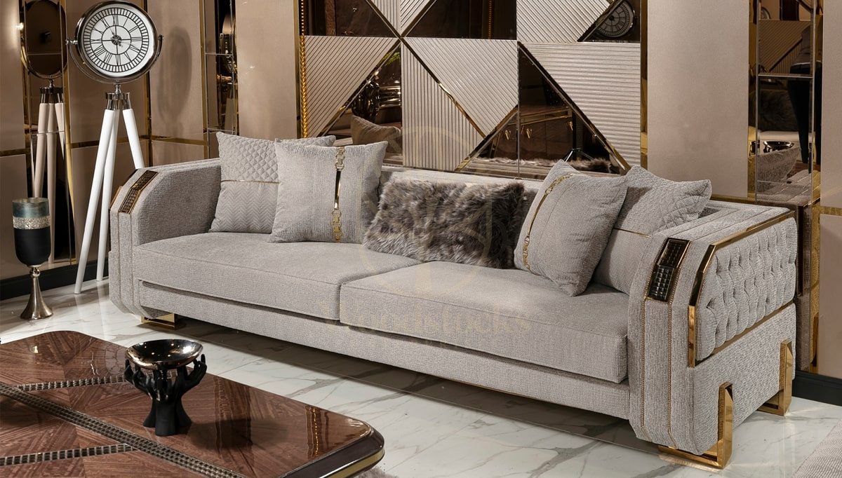 Luxury Zenova Handcrafted Teak Sofa Set, Saharanpur, view 2