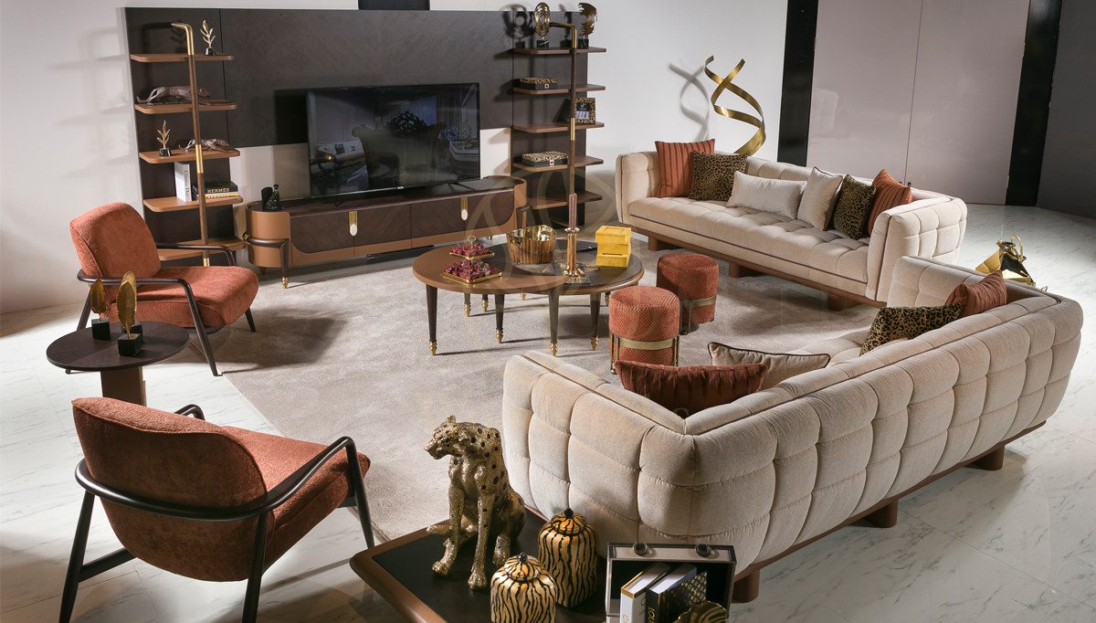 Luxury Lanvin Handcrafted Teak Sofa Set, Saharanpur, Sofa Set