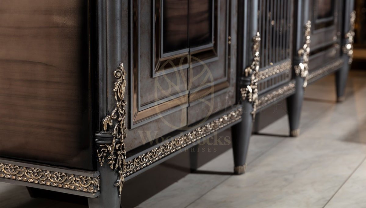 Royal Evander Hand Carved Teak King Size Bed, Saharanpur, view 7