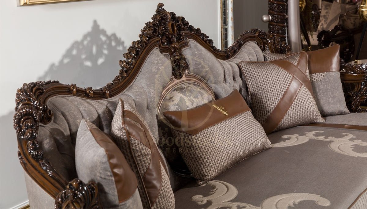 Royal Doyle Hand Carved Teak Sofa Set, Saharanpur, view 7