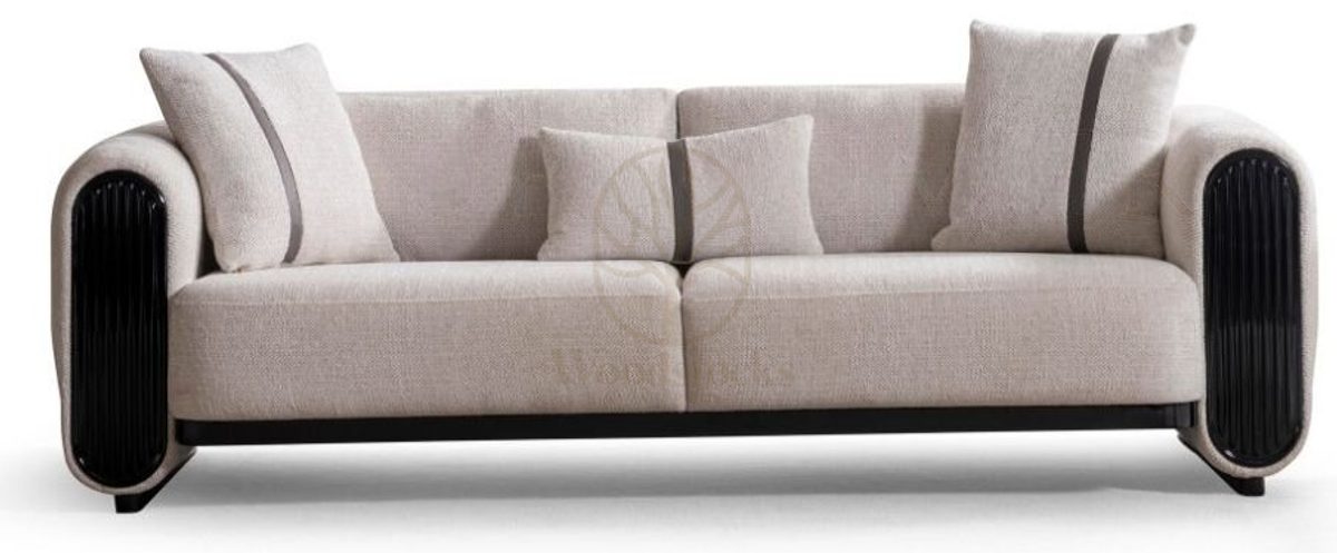 Luxury Veyron White Handcrafted Teak Sofa Set, Saharanpur, view 8