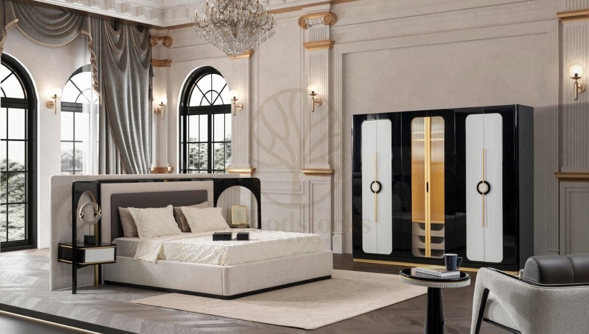 Luxury Veyron White Handcrafted Teak King Size Bed, Saharanpur, King Size Bed