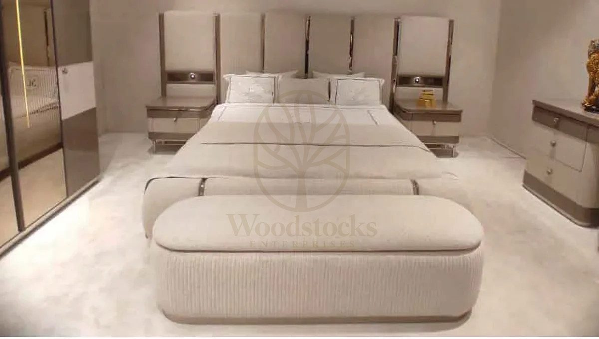 Luxury Masko Handcrafted Teak King Size Bed, Saharanpur, view 2