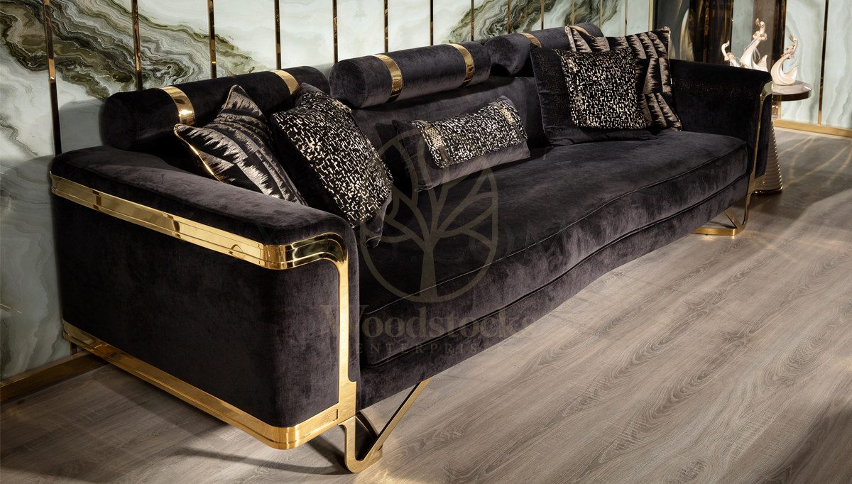 Luxury Adriyana Handcrafted Teak Sofa Set, Saharanpur, view 3