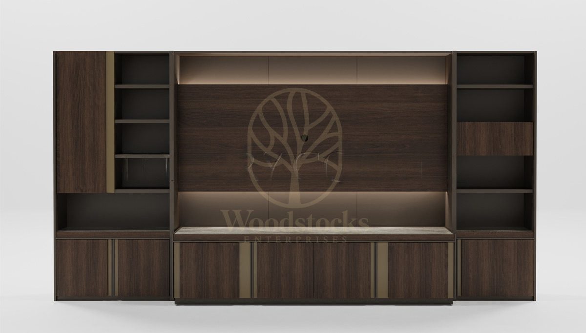 Luxury Natura Handcrafted Teak TV Cabinet, Saharanpur, view 2
