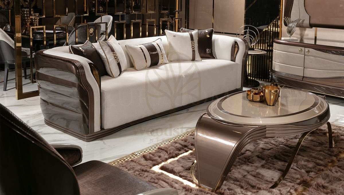 Luxury Zenon Handcrafted Teak Sofa Set, Saharanpur, view 4