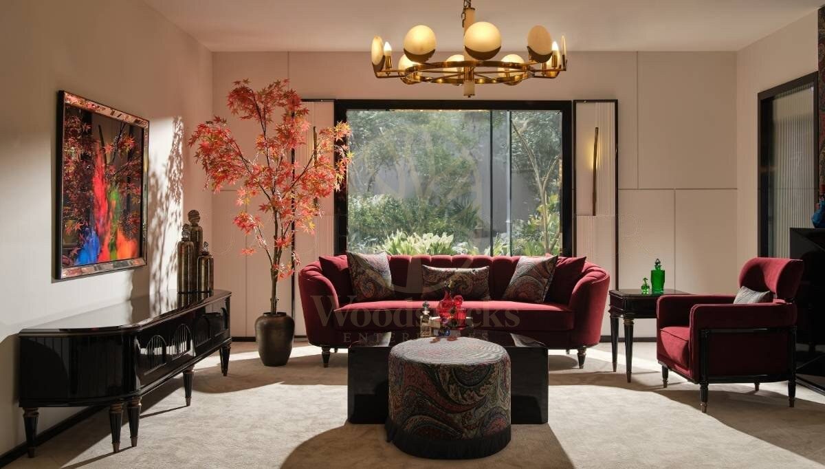 Luxury Lunaro Handcrafted Teak Sofa Set, Saharanpur, Sofa Set
