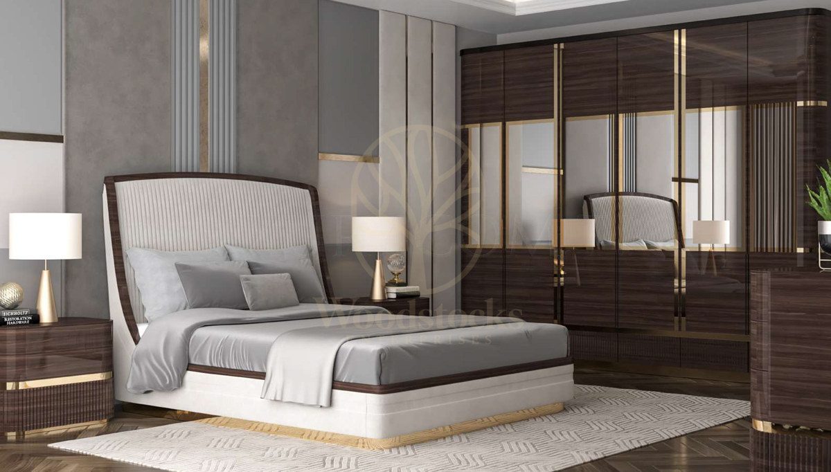 Luxury Almeda Handcrafted Teak King Size Bed, Saharanpur, King Size Bed