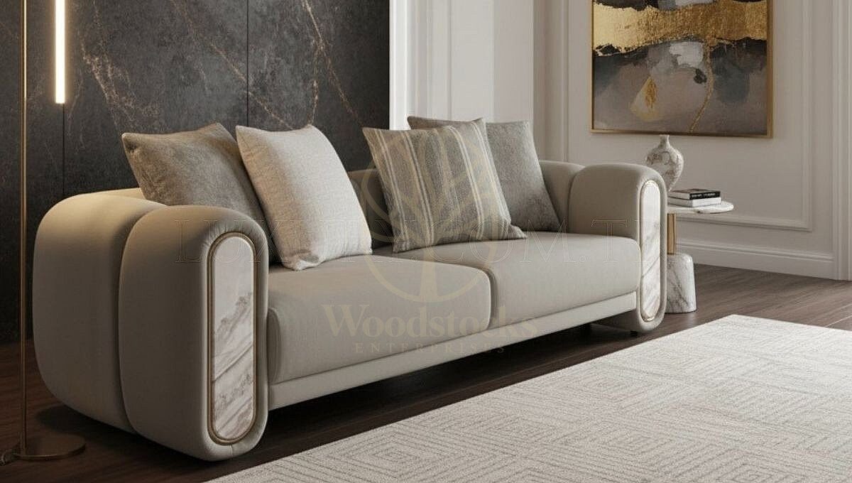 Luxury Avero Handcrafted Teak Sofa Set, Saharanpur, view 4