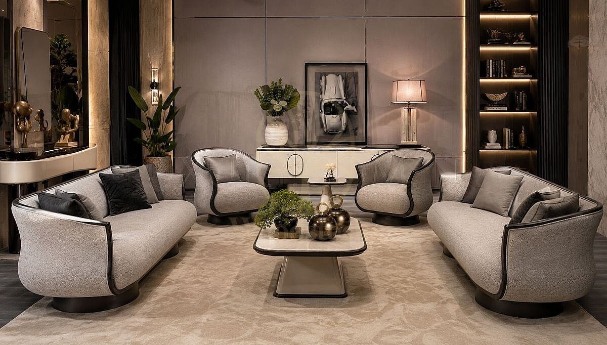 Luxury Origin Handcrafted Teak Sofa Set, Saharanpur, Sofa Set