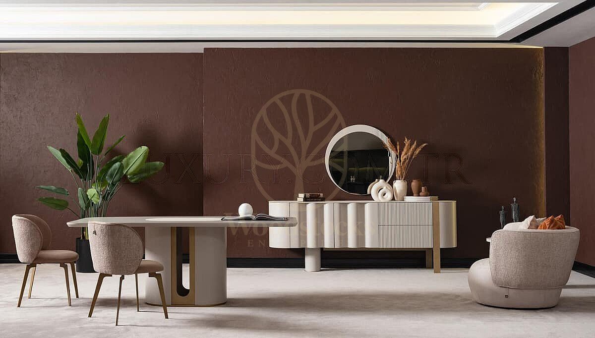Luxury Moda Handcrafted Teak Dining Table Set, Saharanpur, Dining Table