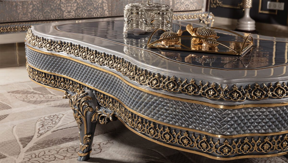 Royal Potenza Hand Carved Teak Sofa Set, Saharanpur, view 5