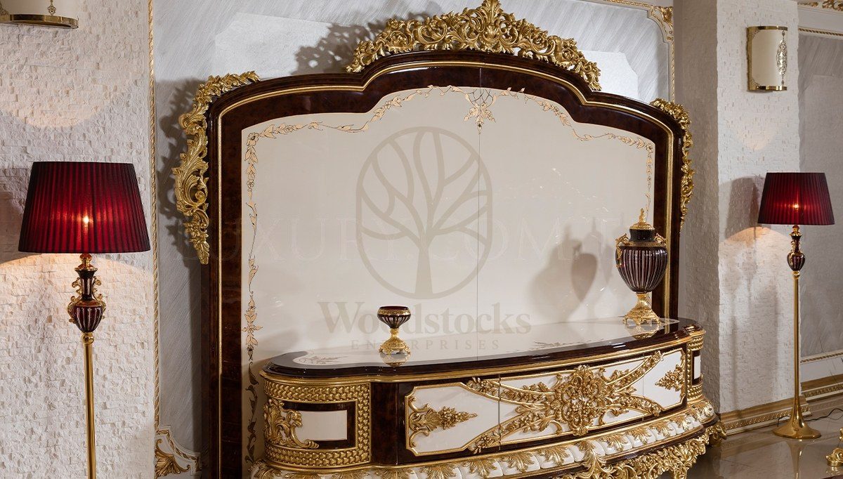 Royal Hunkar Hand Carved Teak TV Cabinet, Saharanpur, view 2