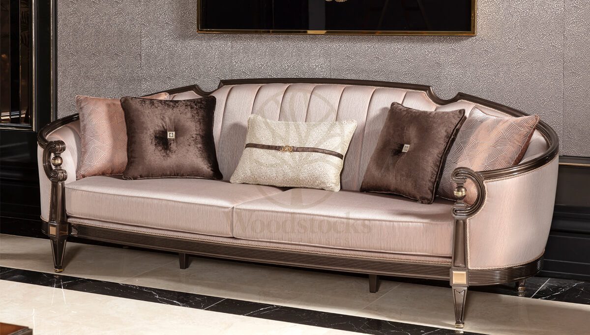 Royal Caserta Bronze Hand Carved Teak Sofa Set, Saharanpur, view 4