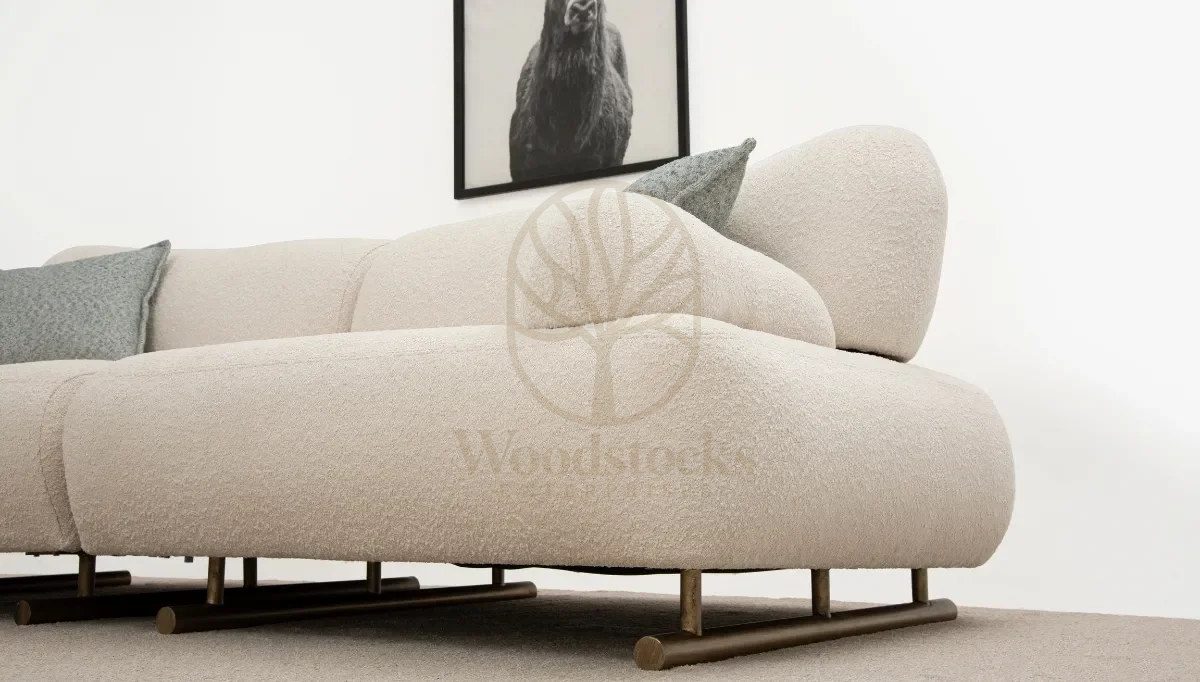 Luxury Aluna Bohemian Handcrafted Teak Sofa Set, Saharanpur, view 6
