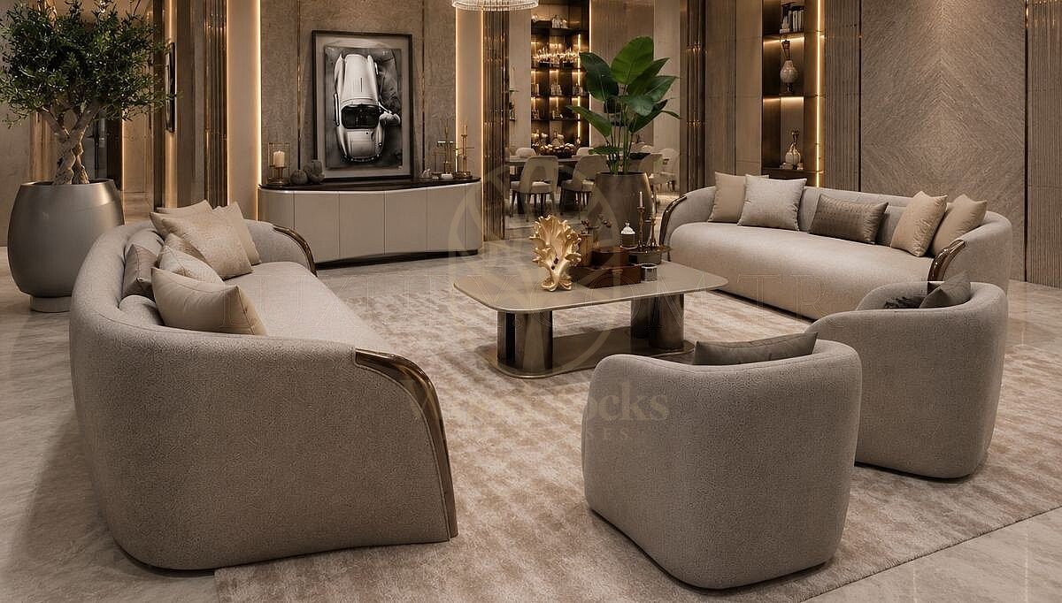 Luxury Cartelle Handcrafted Teak Sofa Set, Saharanpur, view 2