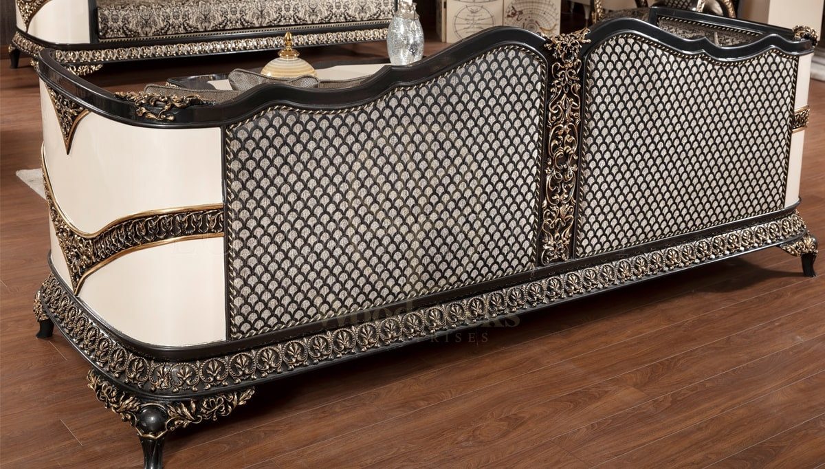 Royal Resso Hand Carved Teak Sofa Set, Saharanpur, view 9
