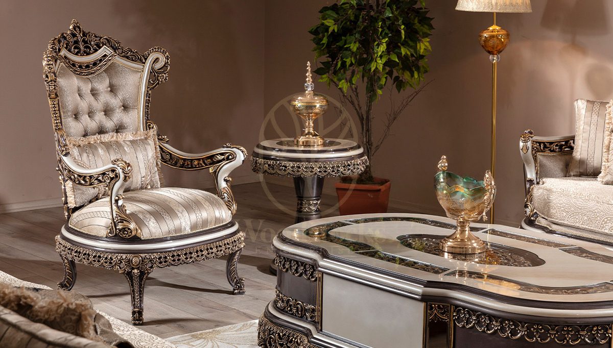 Royal Royena Hand Carved Teak Sofa Set, Saharanpur, view 2