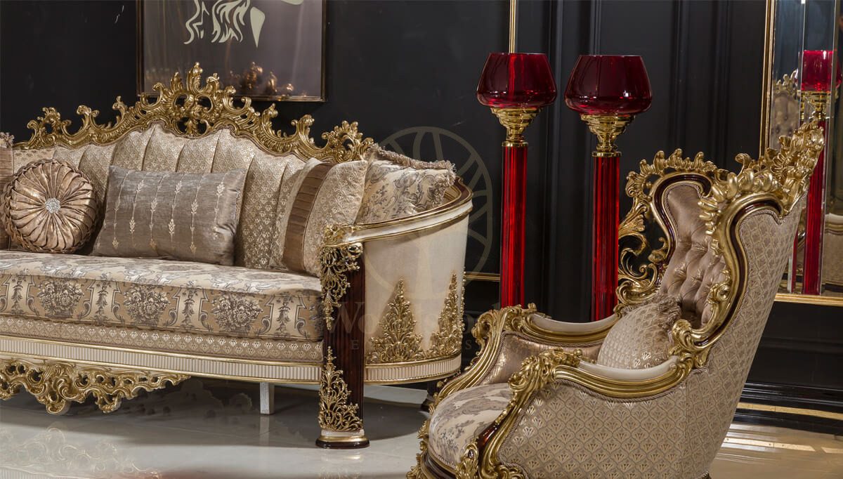 Royal Beril Brown Hand Carved Teak Sofa Set, Saharanpur, view 8