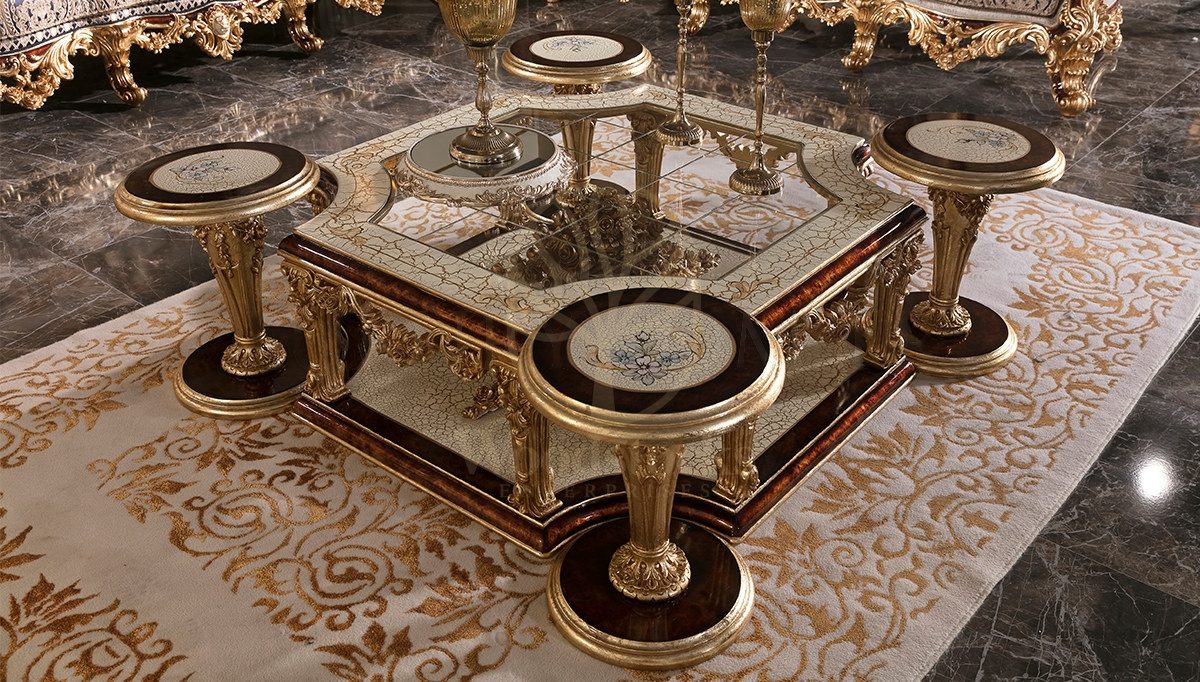 Royal Aspendos Hand Carved Teak Sofa Set II, Saharanpur, view 9