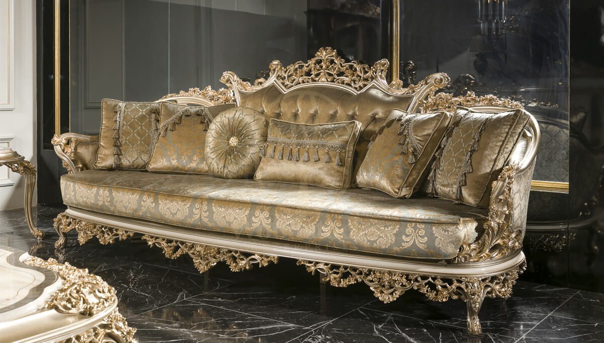 Royal Brgonya Hand Carved Teak Sofa Set, Saharanpur, view 2