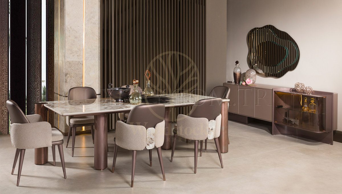 Luxury Orlis Handcrafted Teak Dining Table Set, Saharanpur, Dining Table
