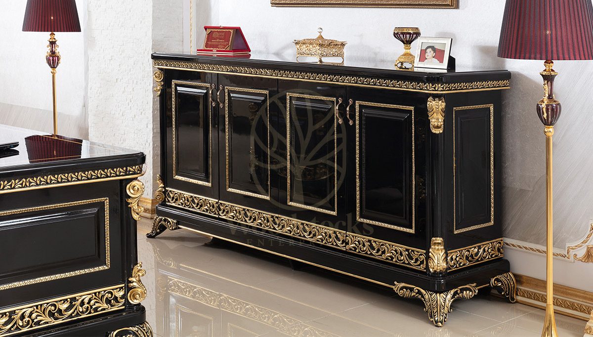 Royal Porenza Hand Carved Teak Office Table, Saharanpur, view 8