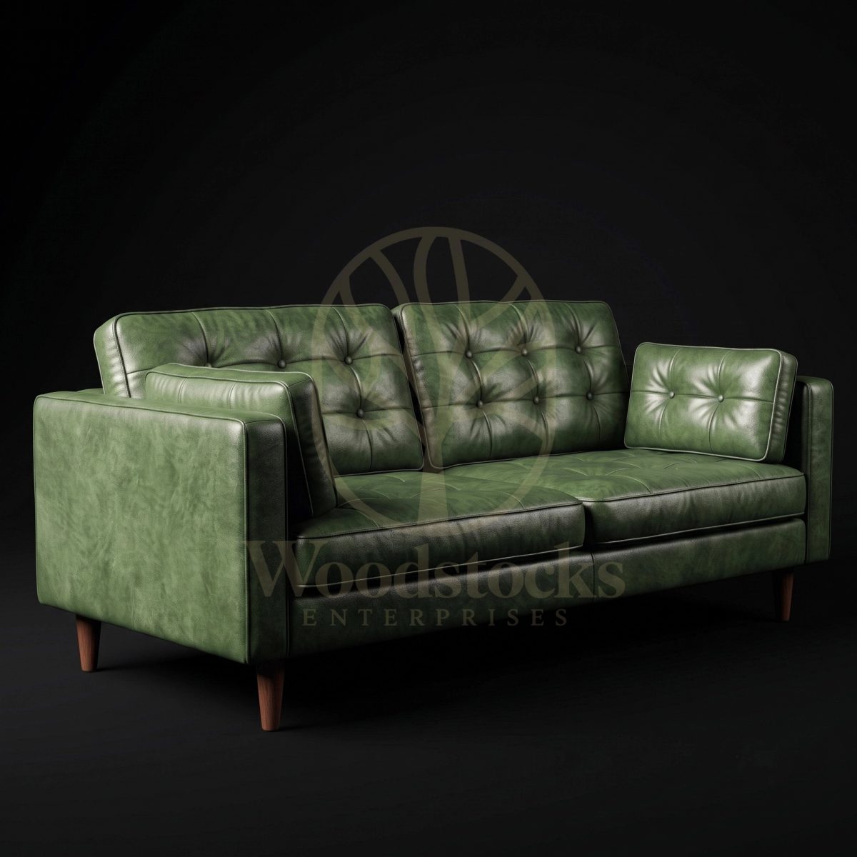 Luxury Teak Allerød Atelier Hunter Green Settee, Saharanpur, view 2