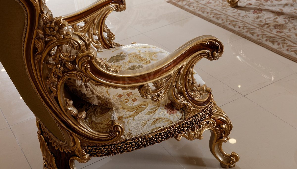 Royal Lord Hand Carved Teak Sofa Set, Saharanpur, view 7