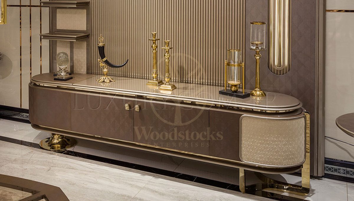 Luxury Volera Handcrafted Teak TV Cabinet, Saharanpur, view 3