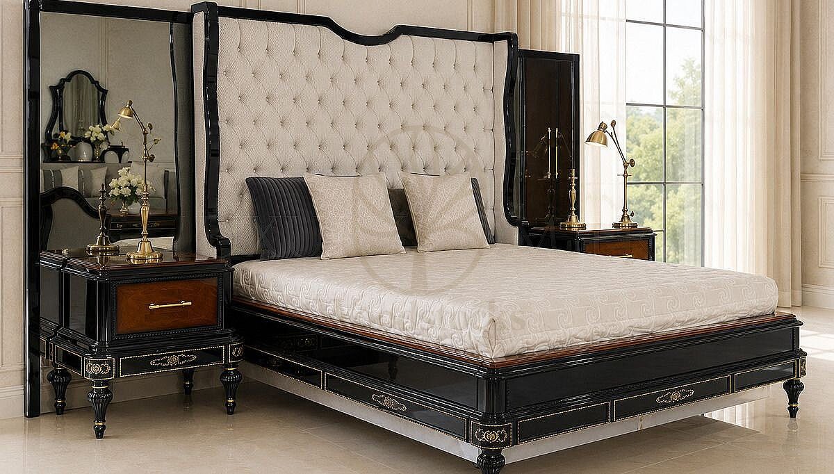 Royal Varenza Hand Carved Teak King Size Bed, Saharanpur, view 3