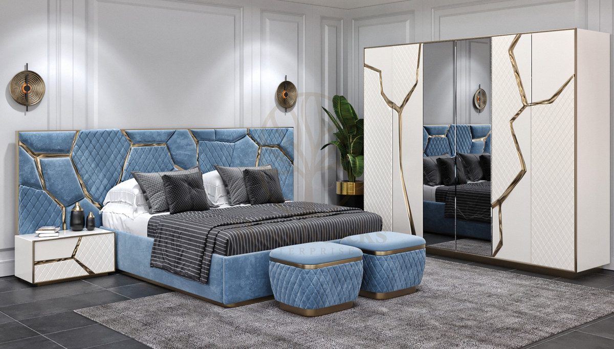 Luxury Bentley Handcrafted Teak King Size Bed, Saharanpur, King Size Bed