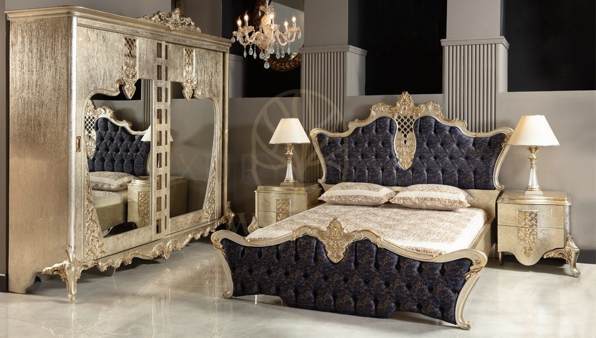 Royal Beyzade Hand Carved Teak King Size Bed, Saharanpur, King Size Bed