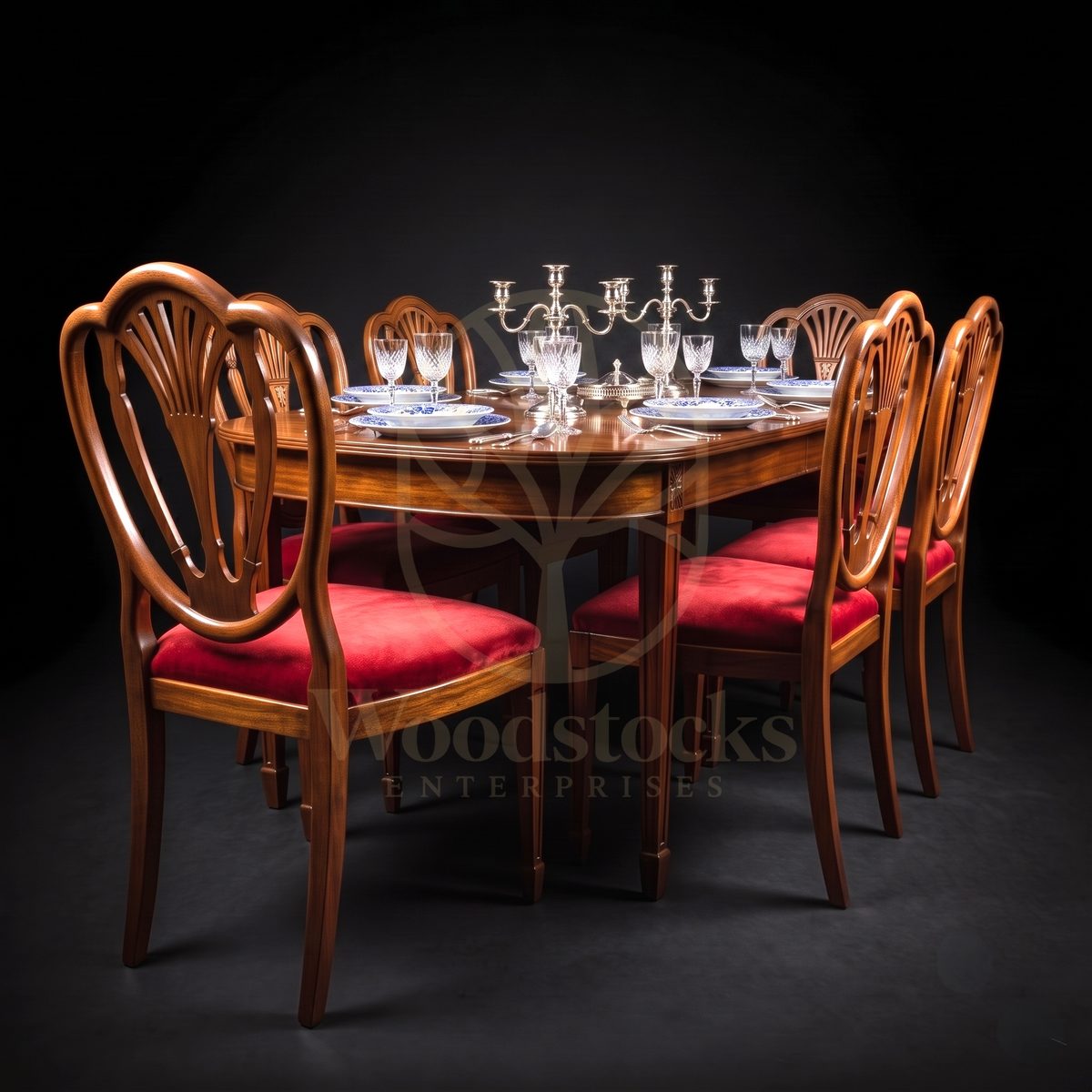 Luxury Teak Marylebone Sheraton Wheatsheaf Dining Suite, Saharanpur, Dining Table