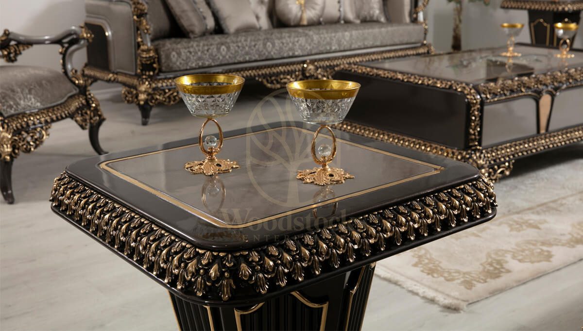 Royal Whiteit Hand Carved Teak Sofa Set, Saharanpur, view 3