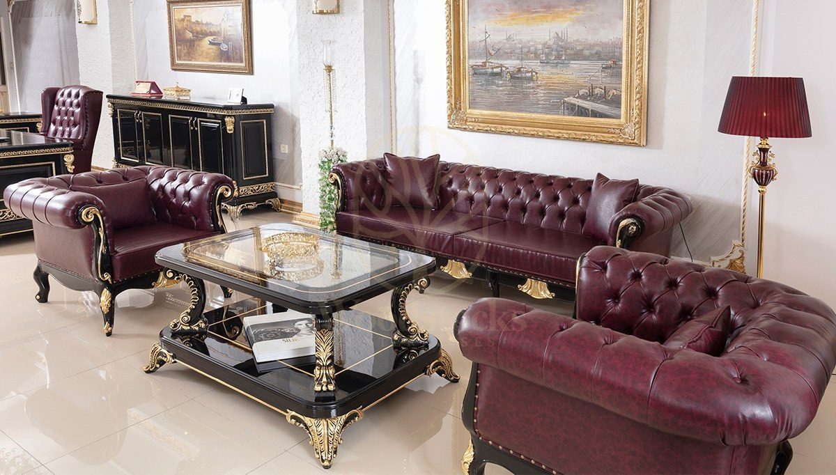 Royal Porenza Hand Carved Teak Office Table, Saharanpur, view 3