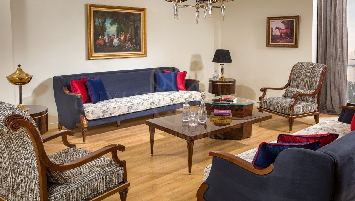 Luxury Galera Handcrafted Teak Sofa Set, Saharanpur, Sofa Set