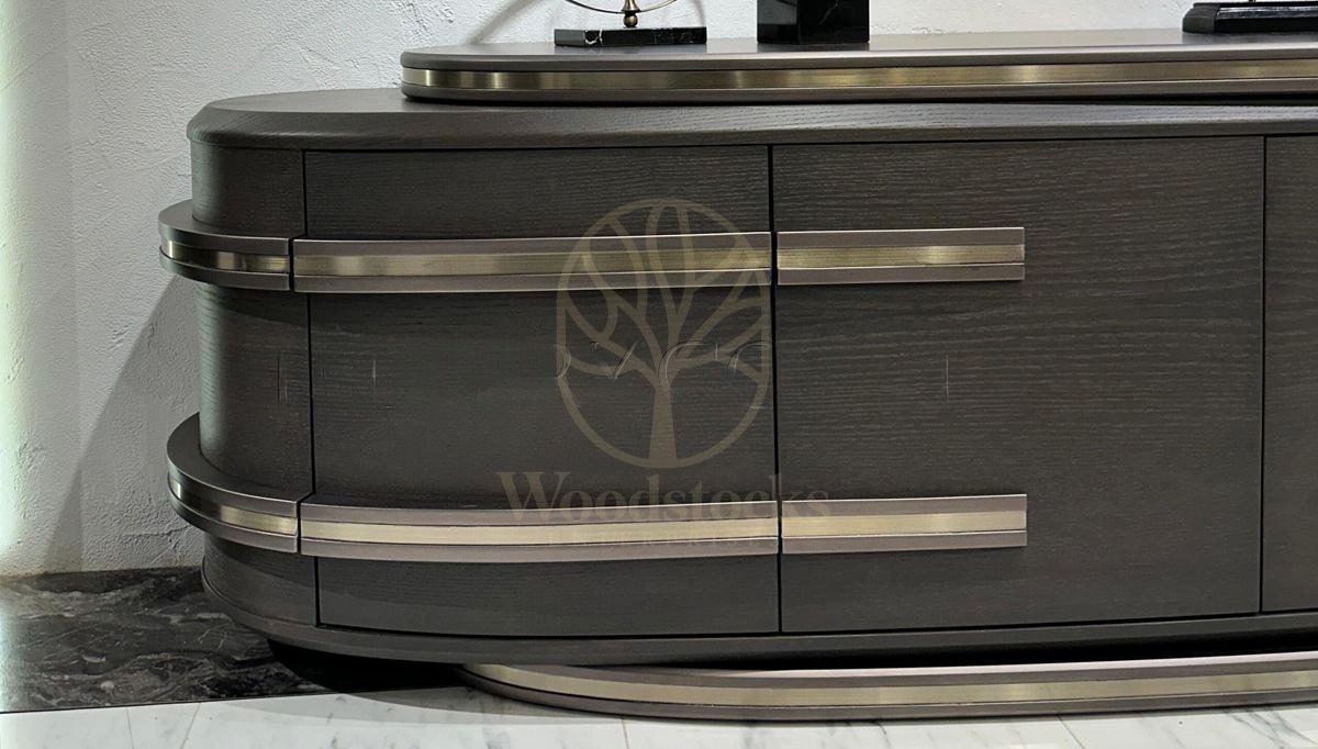Luxury Porter Handcrafted Teak TV Cabinet, Saharanpur, view 5