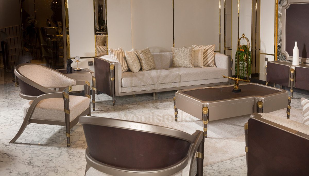 Luxury Parma Handcrafted Teak Sofa Set, Saharanpur, view 2