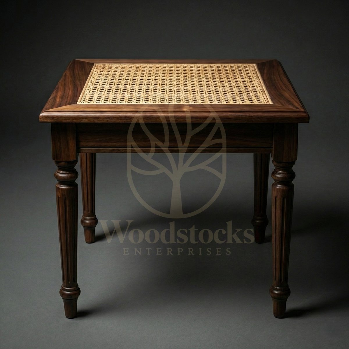 Luxury Teak Calcutta Reading Room Side Table, Saharanpur, view 2