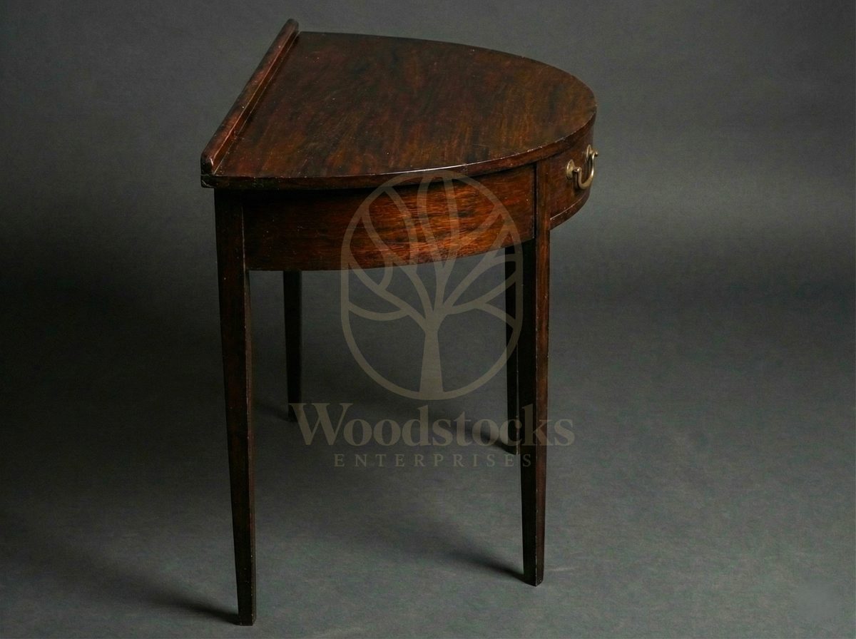 Royal Teak Montmartre Demi-Lune Console Table, Saharanpur, view 4