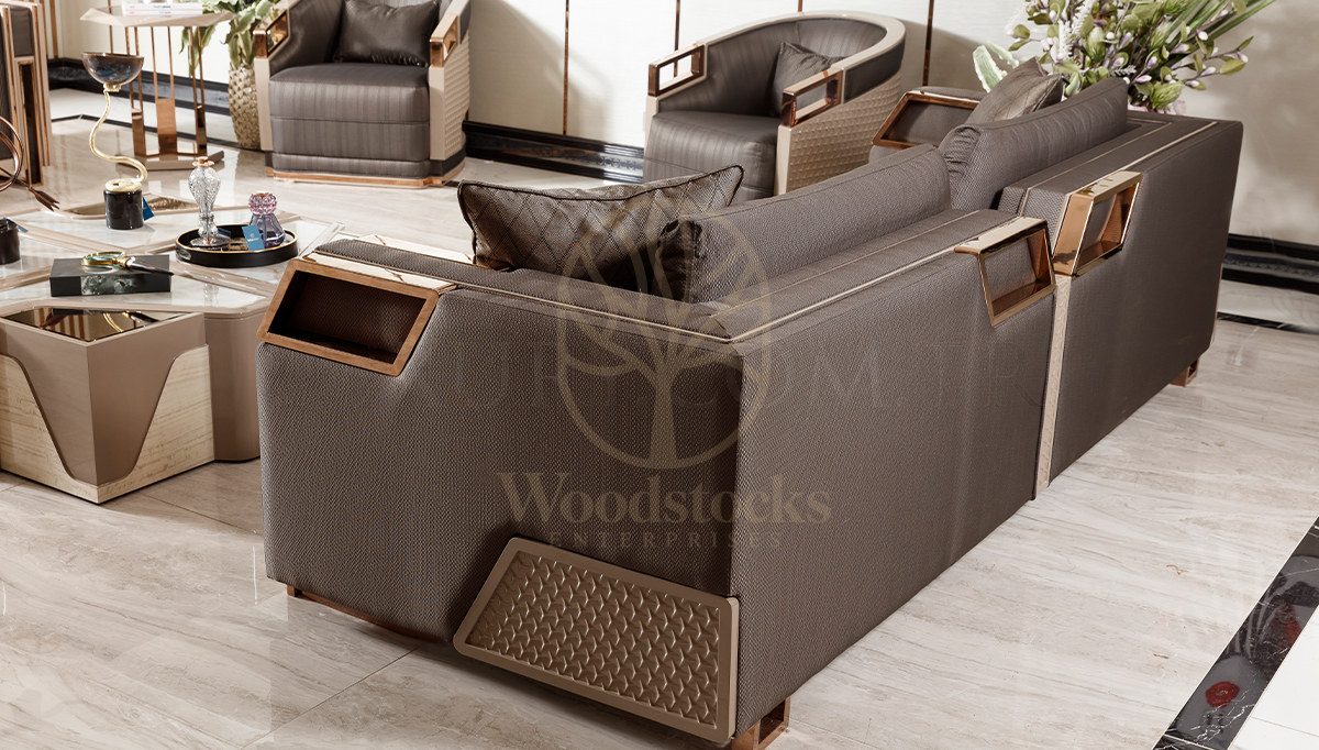 Luxury Oslov Handcrafted Teak Sofa Set, Saharanpur, view 5