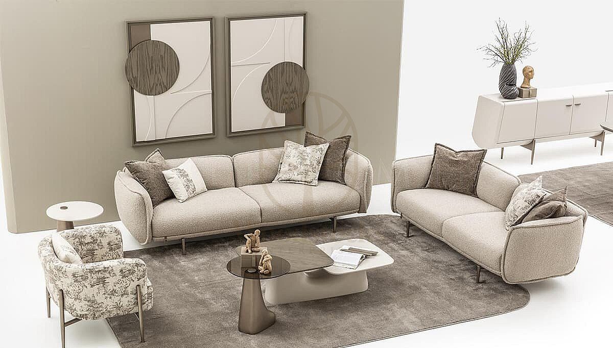 Luxury Ravello Handcrafted Teak Sofa Set, Saharanpur, view 2