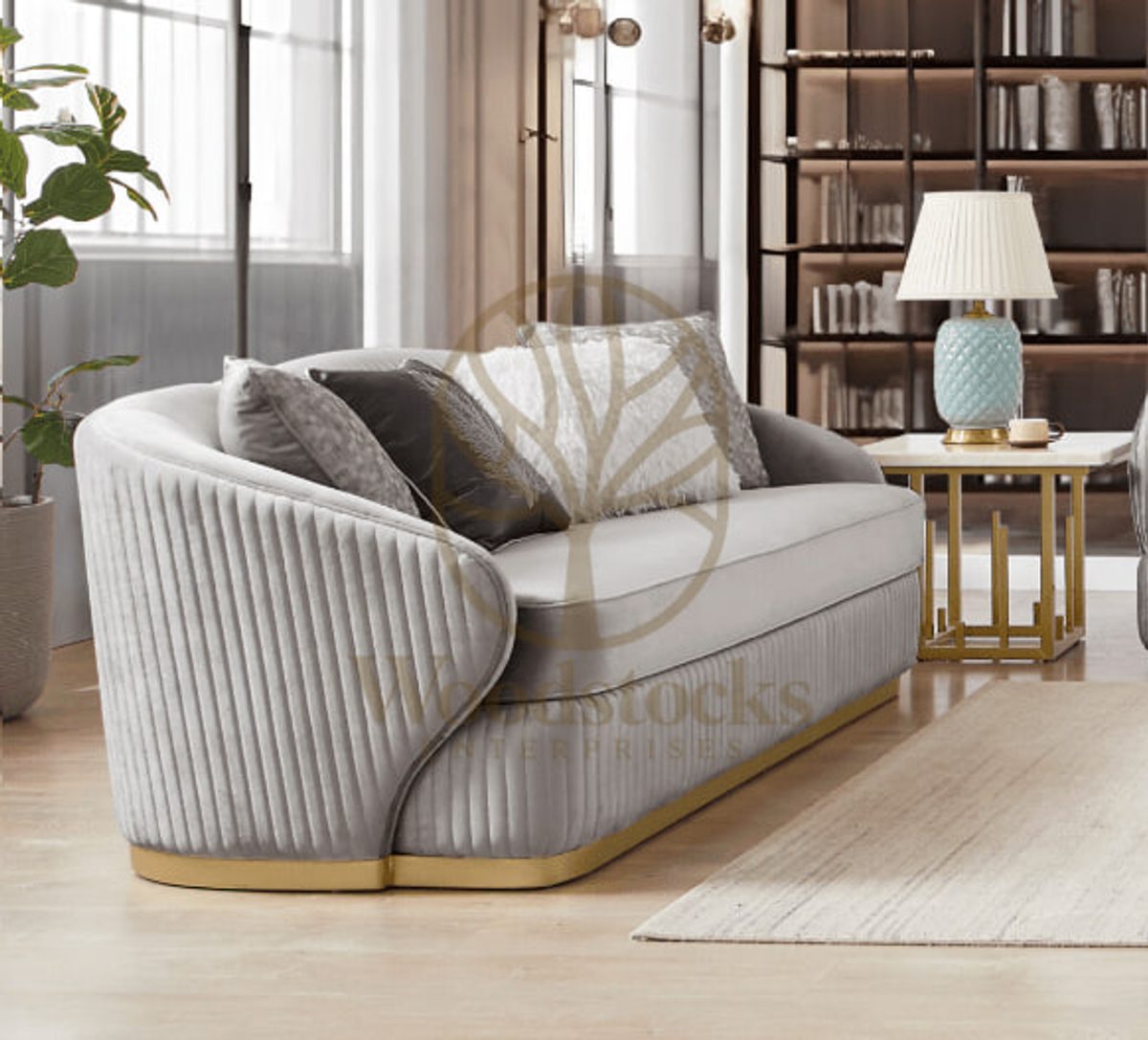 Modern Contemporary Sofa Set, alternate view
