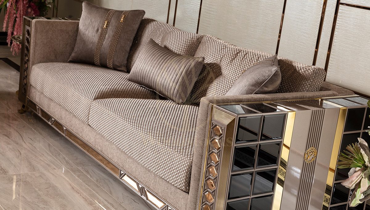 Luxury Marsala Handcrafted Teak Sofa Set, Saharanpur, view 9