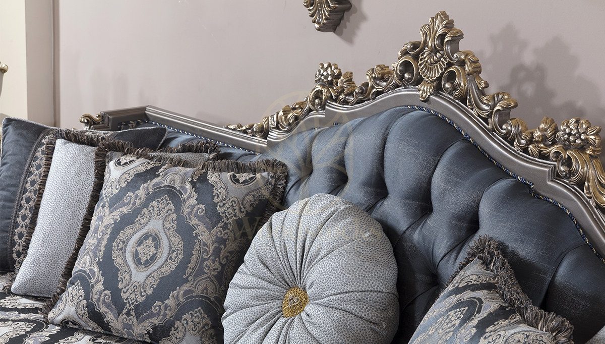 Royal Lotusa Hand Carved Teak Sofa Set, Saharanpur, view 9